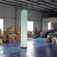 2.5m advertising led inflatable pillar inflatable long tube