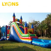 Commercial Grade Inflatable Obstacle Course Inflatable Obstacle With Castle For Kids