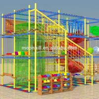 11 years experience Outdoor theme park rope obstacle course manufacturer