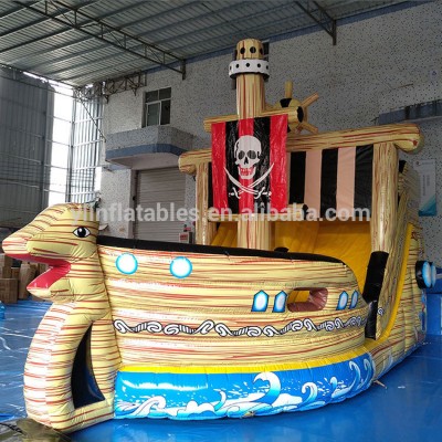 Children Playing Commercial Inflatable Dry Slide, outdoor slide