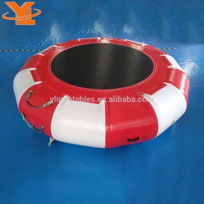 Inflatable Trampoline Safety Sign, Awesome Inflatable Trampoline for Kids, Water Trampoline,