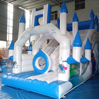 Inflatable Broken Movie Model Slids for Kids, Customized Design Slide for Amusement Park