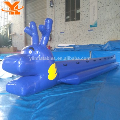 Inflatable Dragon Style 8 Seat Banana Boat for Water Park Amusement Fly fish Boat