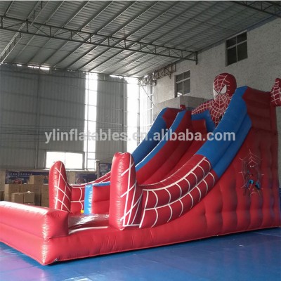 Children Playing Commercial Inflatable Dry Slide, large inflatable pool slide