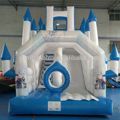 Kids Playing 0.55mm PVC Inflatable Stair Slide, indoor playground slide